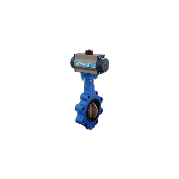 Avk Carbo-Bond/Bitorq Valve Automation BI-TORQ 6in Lug Style Butterfly Valve W/ Buna Seals and Spring Return Pneum. Actuator BY-LN-2-60-145-SR - main